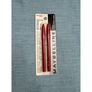 Maybelline Expert Wear Twin Brow & Eye Pencil (Pack of 2) Velvet Black